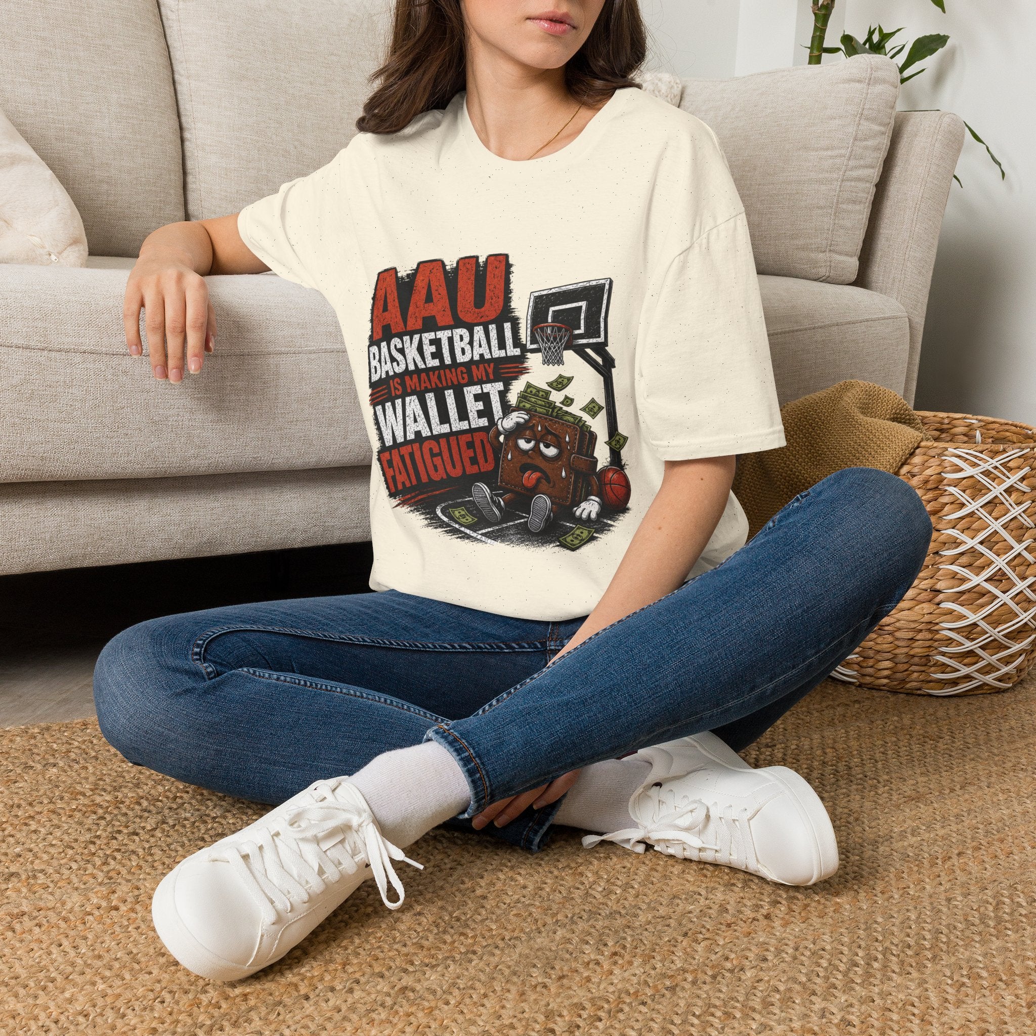 T‑Shirt — AAU BASKETBALL IS MAKING MY WALLET FATIGUED