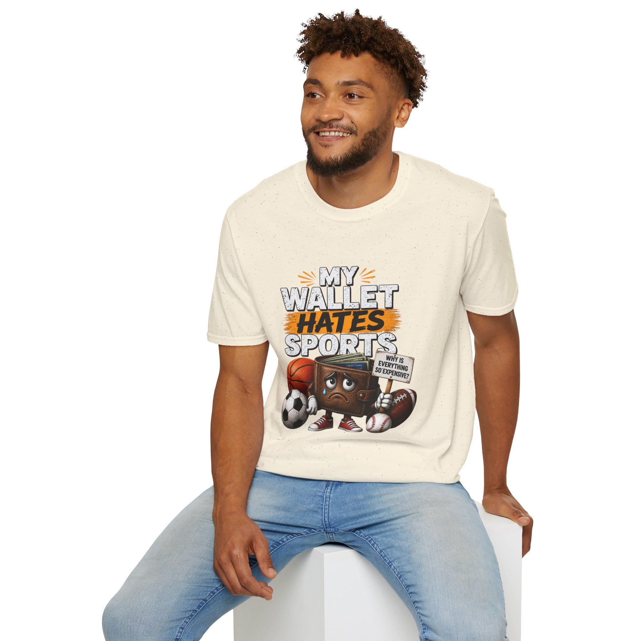 My Wallet Hates Sports T-Shirt — Funny Sports Fan Humor Tee