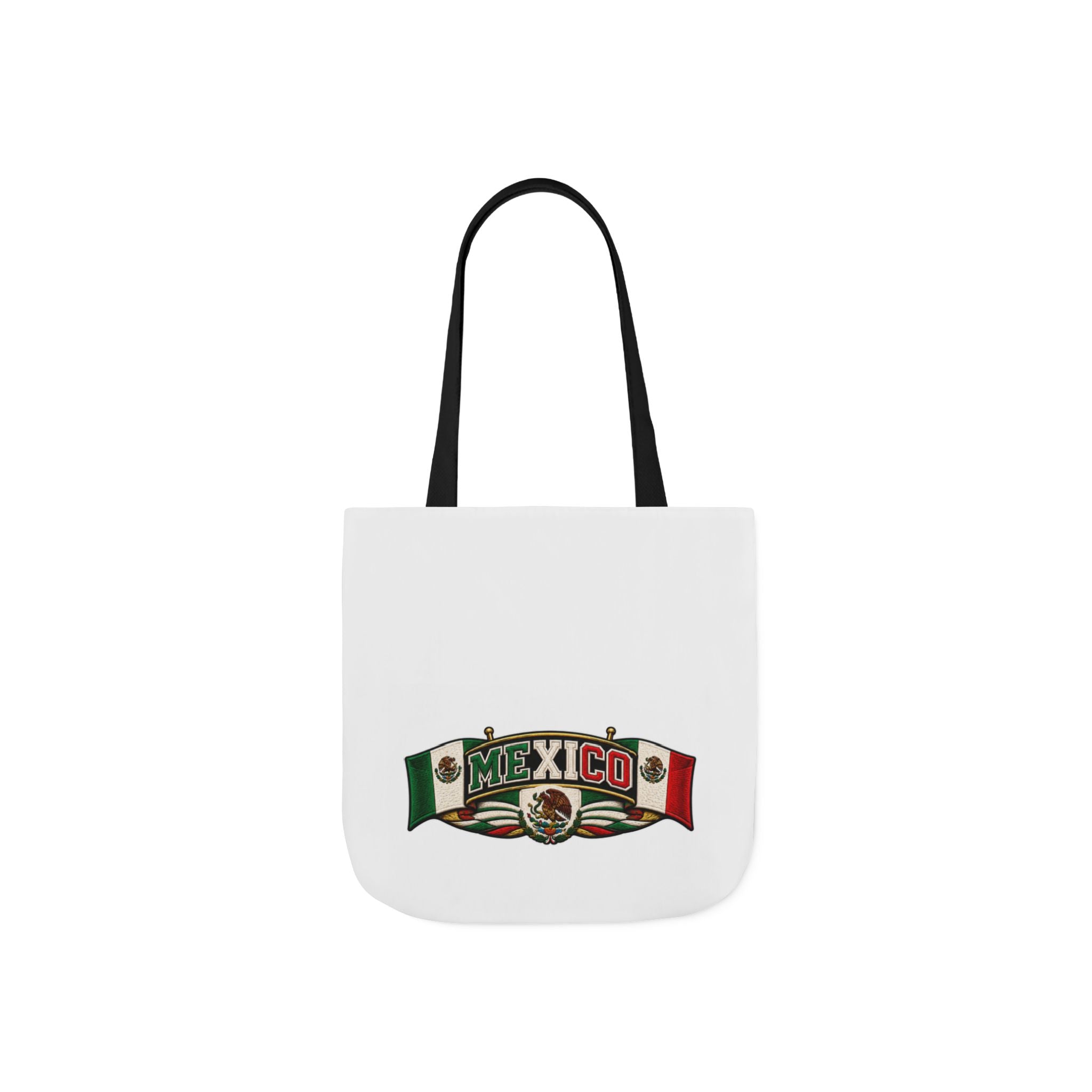 Mexico Flag Retro Canvas Tote