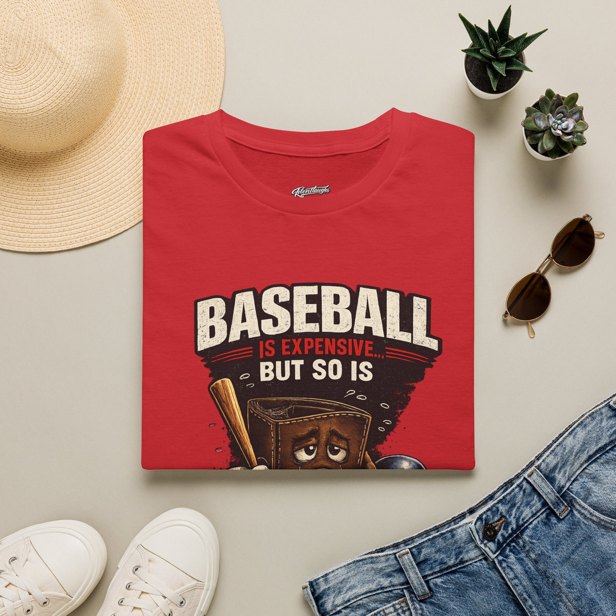 Baseball Is Expensive- My Wallet Didn't Have a Chance — Funny Baseball T-Shirt