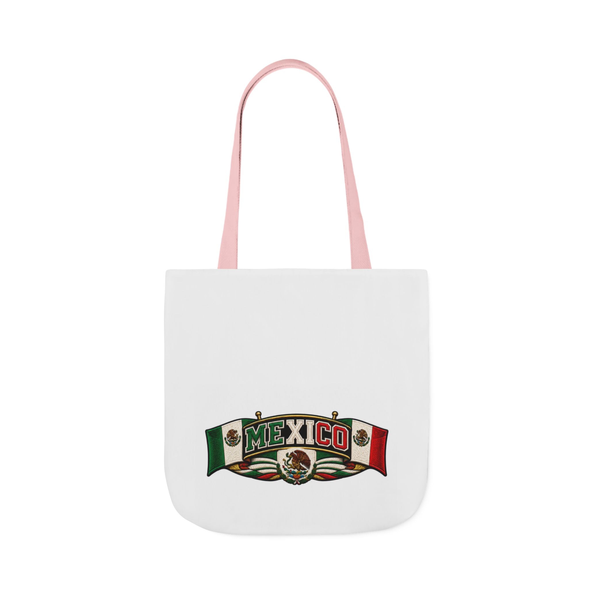 Mexico Flag Retro Canvas Tote