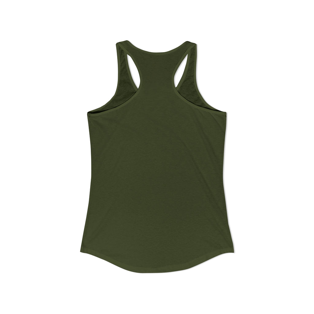 Women's Ideal Racerback Tank-Soccer Mom Tee
