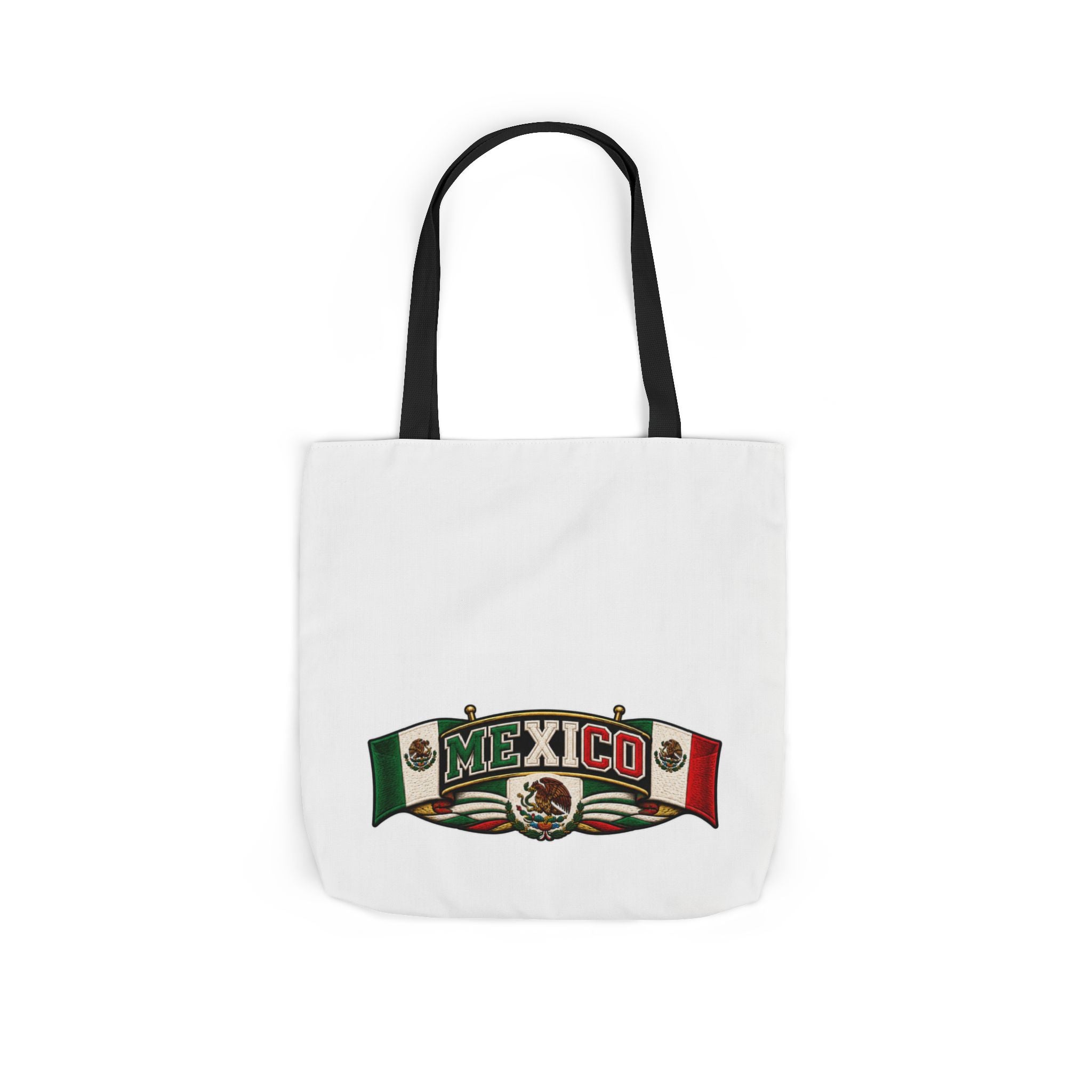 Mexico Flag Retro Canvas Tote