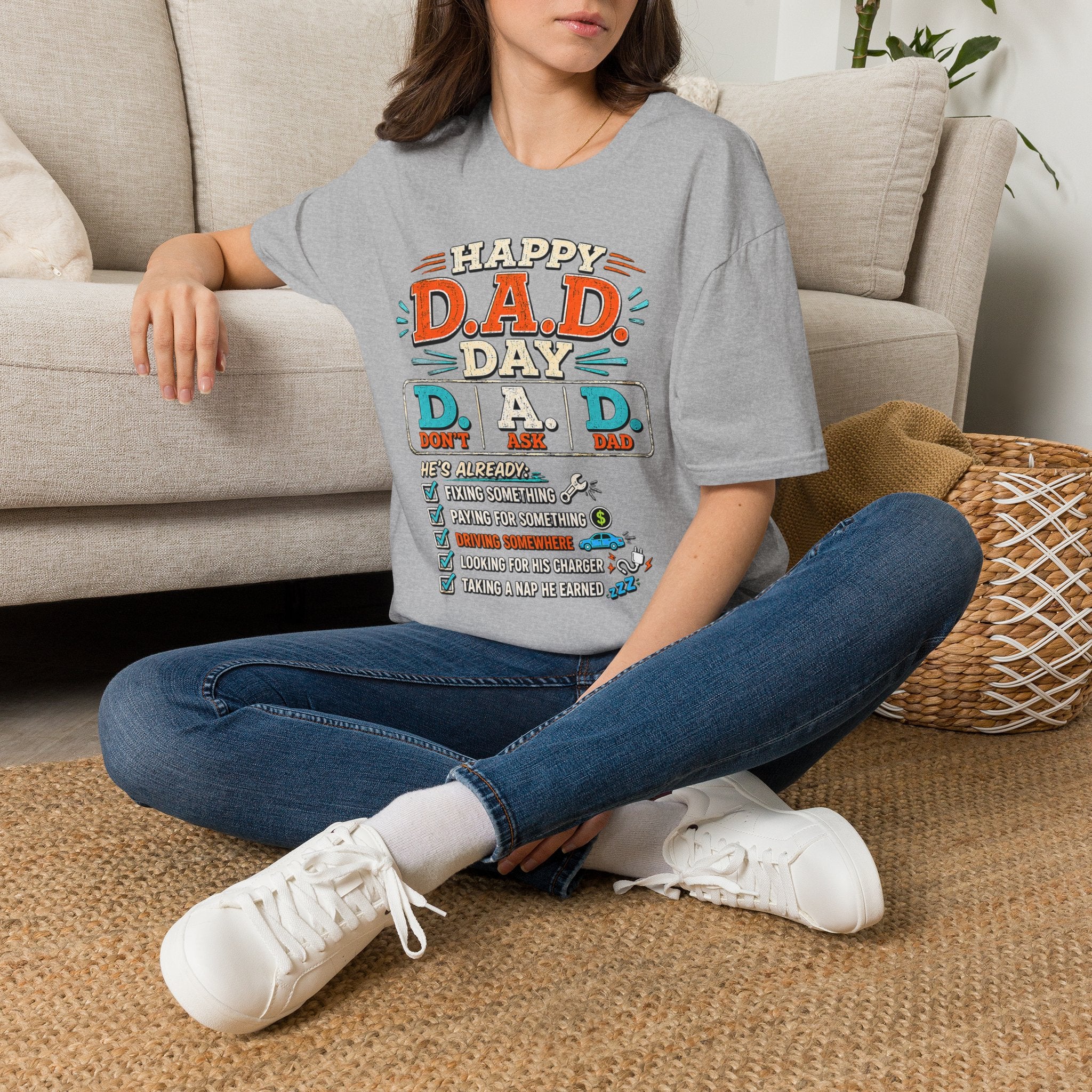 T-Shirt — Happy D.A.D. Day Funny Father’s Day Tee