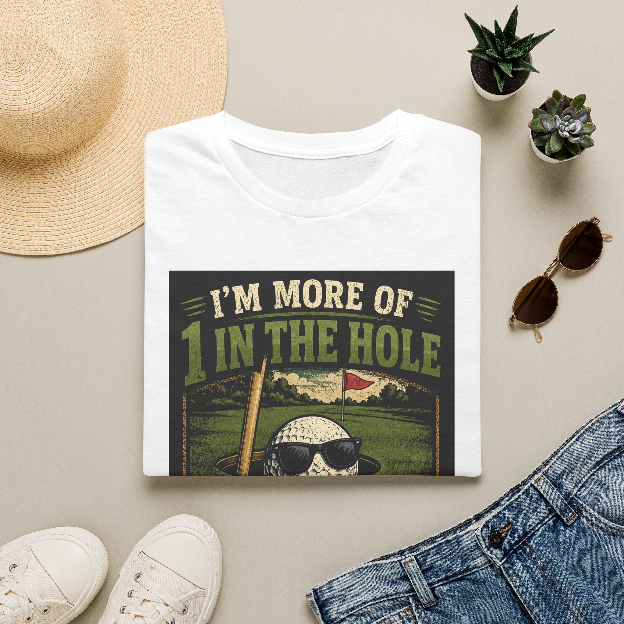 Golf T-Shirt — "Hole-in 1 guy" Funny Tee