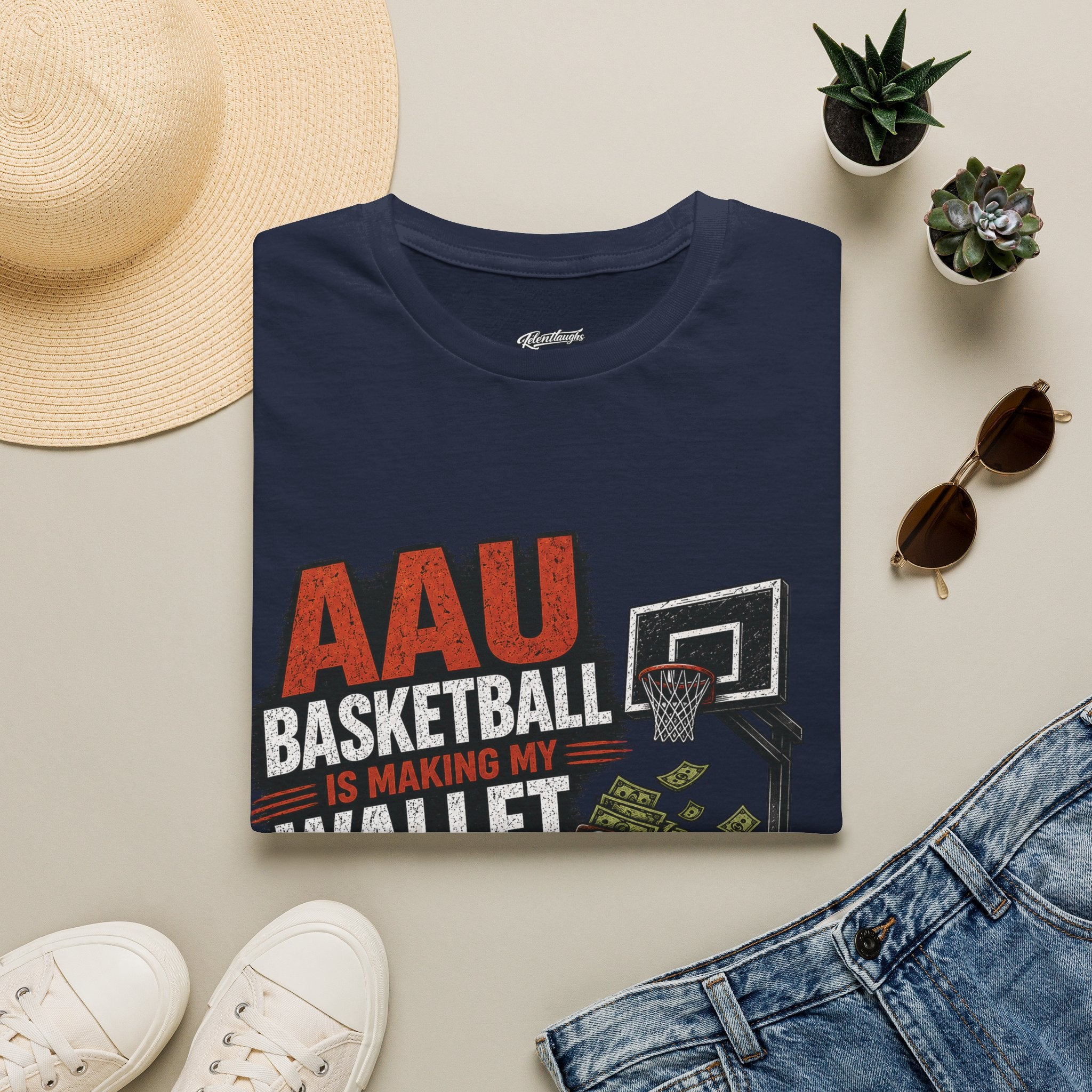 T‑Shirt — AAU BASKETBALL IS MAKING MY WALLET FATIGUED