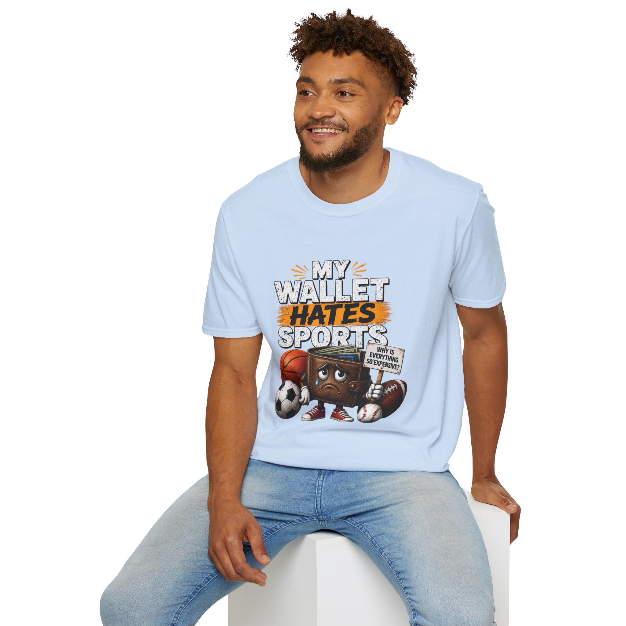 My Wallet Hates Sports T-Shirt — Funny Sports Fan Humor Tee