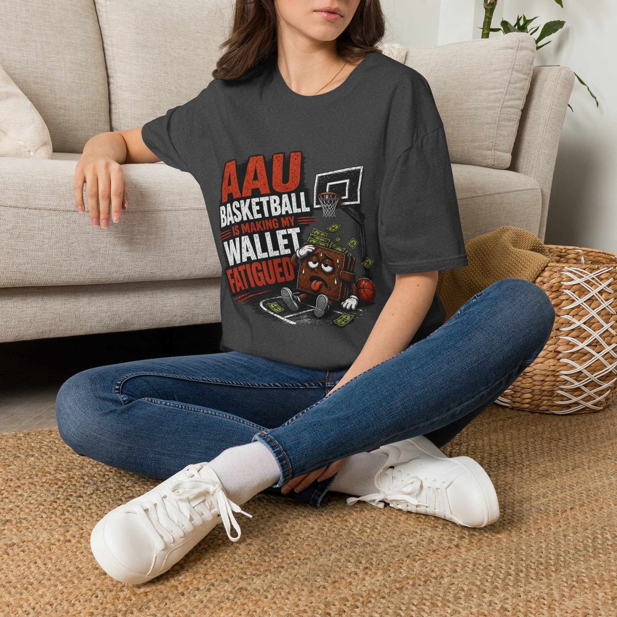 T‑Shirt — AAU BASKETBALL IS MAKING MY WALLET FATIGUED