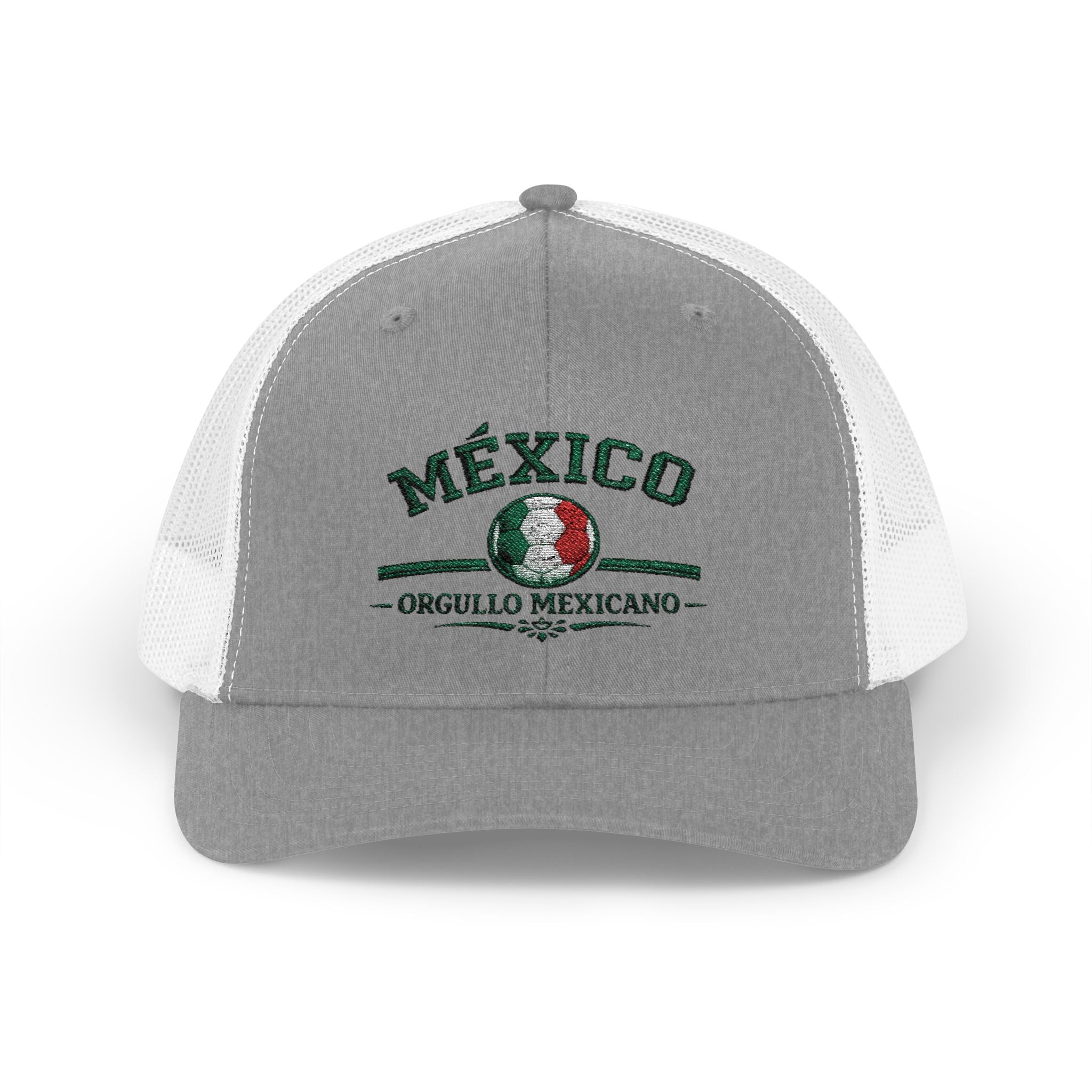 Mexico Soccer Trucker Cap — Vintage Mexican Emblem Snapback Hat