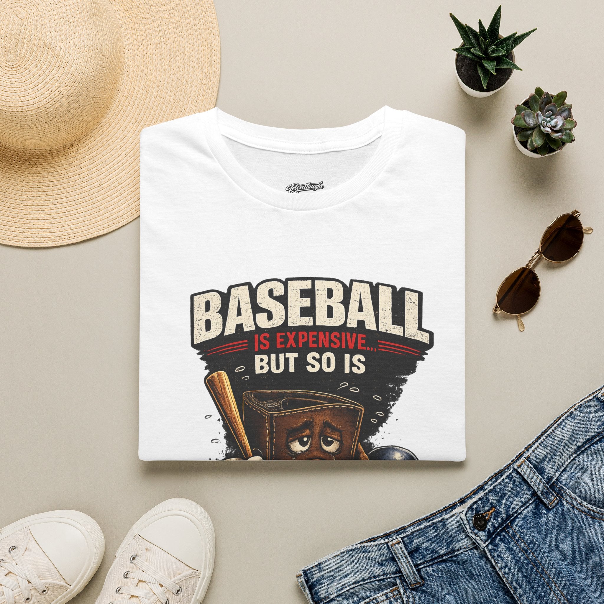 Baseball Is Expensive- My Wallet Didn't Have a Chance — Funny Baseball T-Shirt