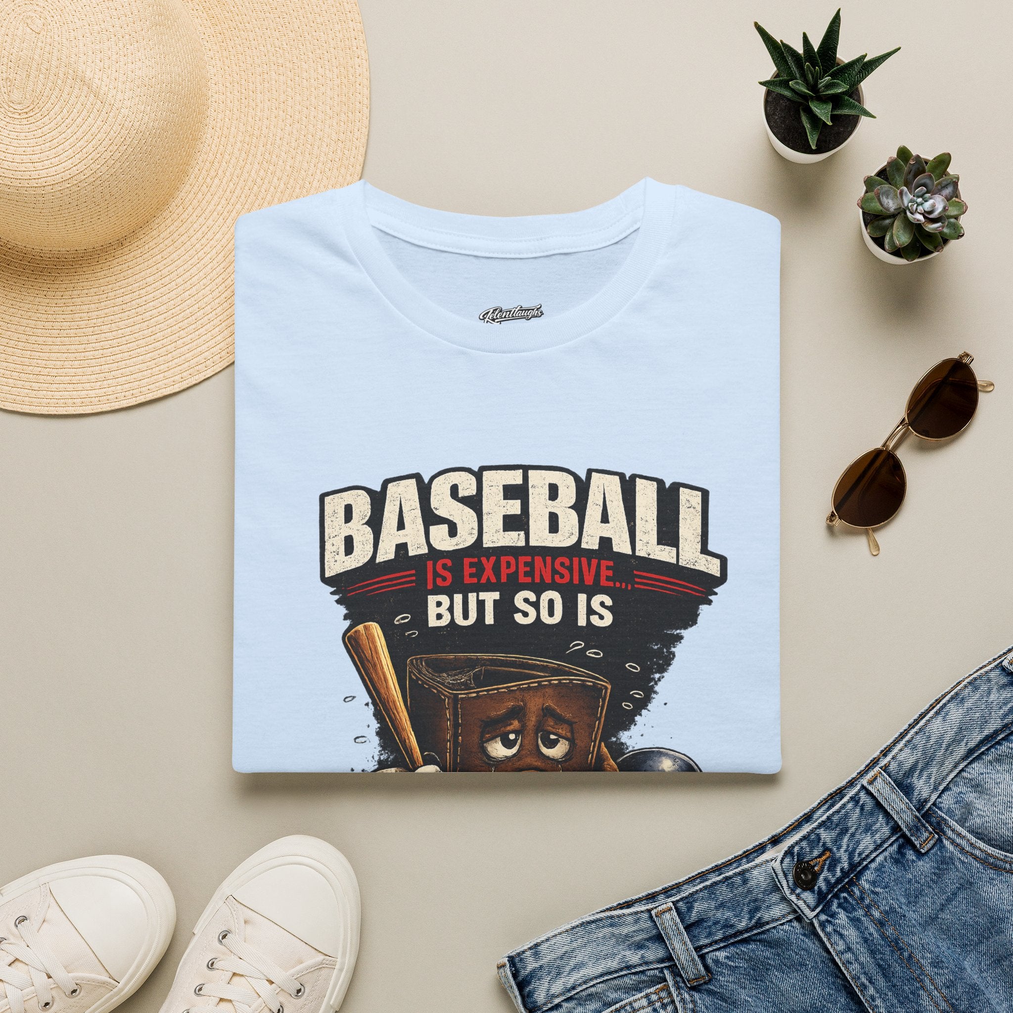 Baseball Is Expensive- My Wallet Didn't Have a Chance — Funny Baseball T-Shirt