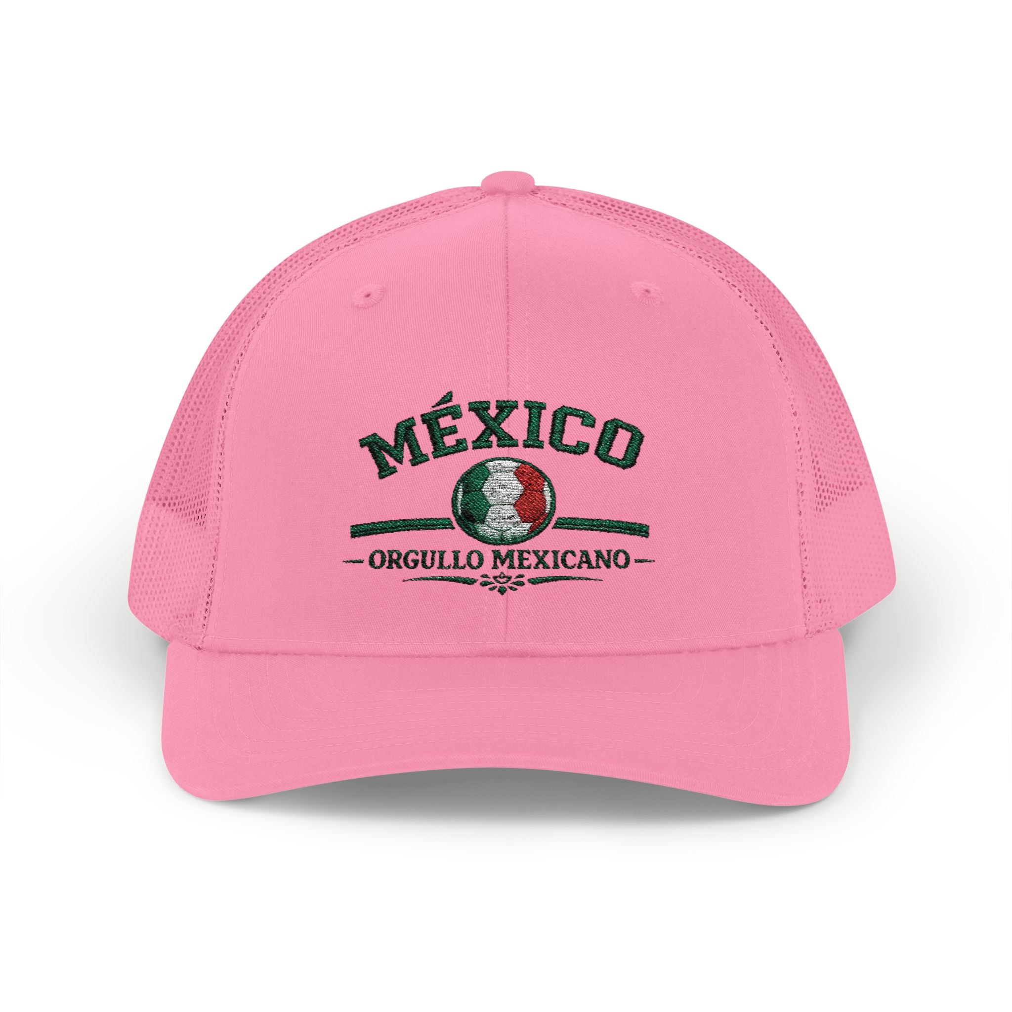 Mexico Soccer Trucker Cap — Vintage Mexican Emblem Snapback Hat