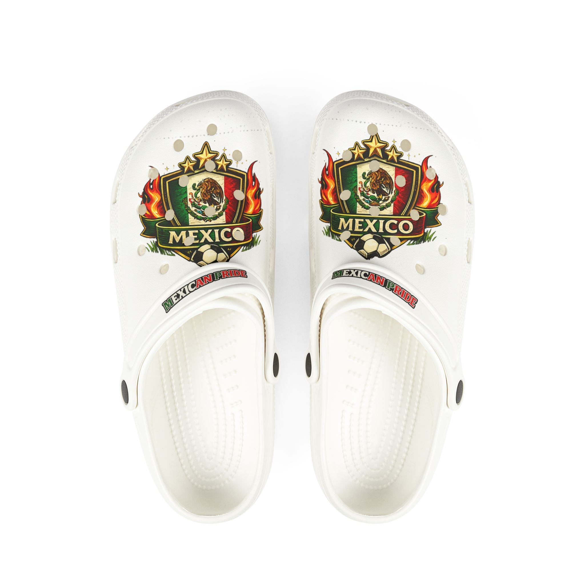 Mexico Soccer Pride Crest EVA Clogs Shoes