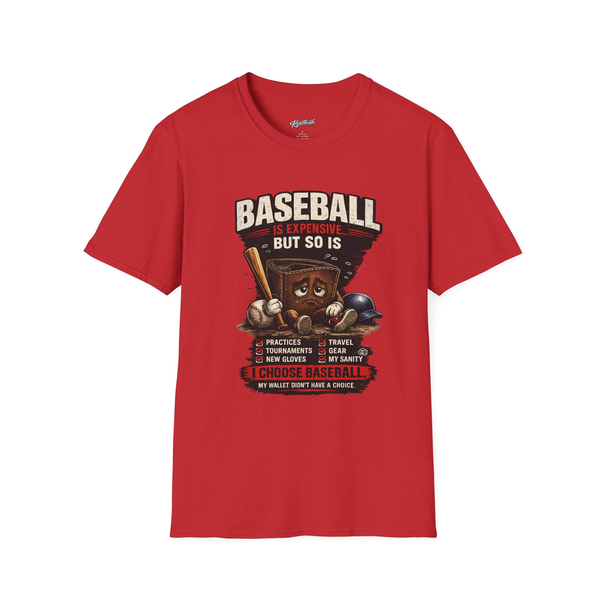 Baseball Is Expensive- My Wallet Didn't Have a Chance — Funny Baseball T-Shirt
