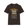 Football Mom T-Shirt – Funny Definition Graphic Tee for Proud Game-Day Moms