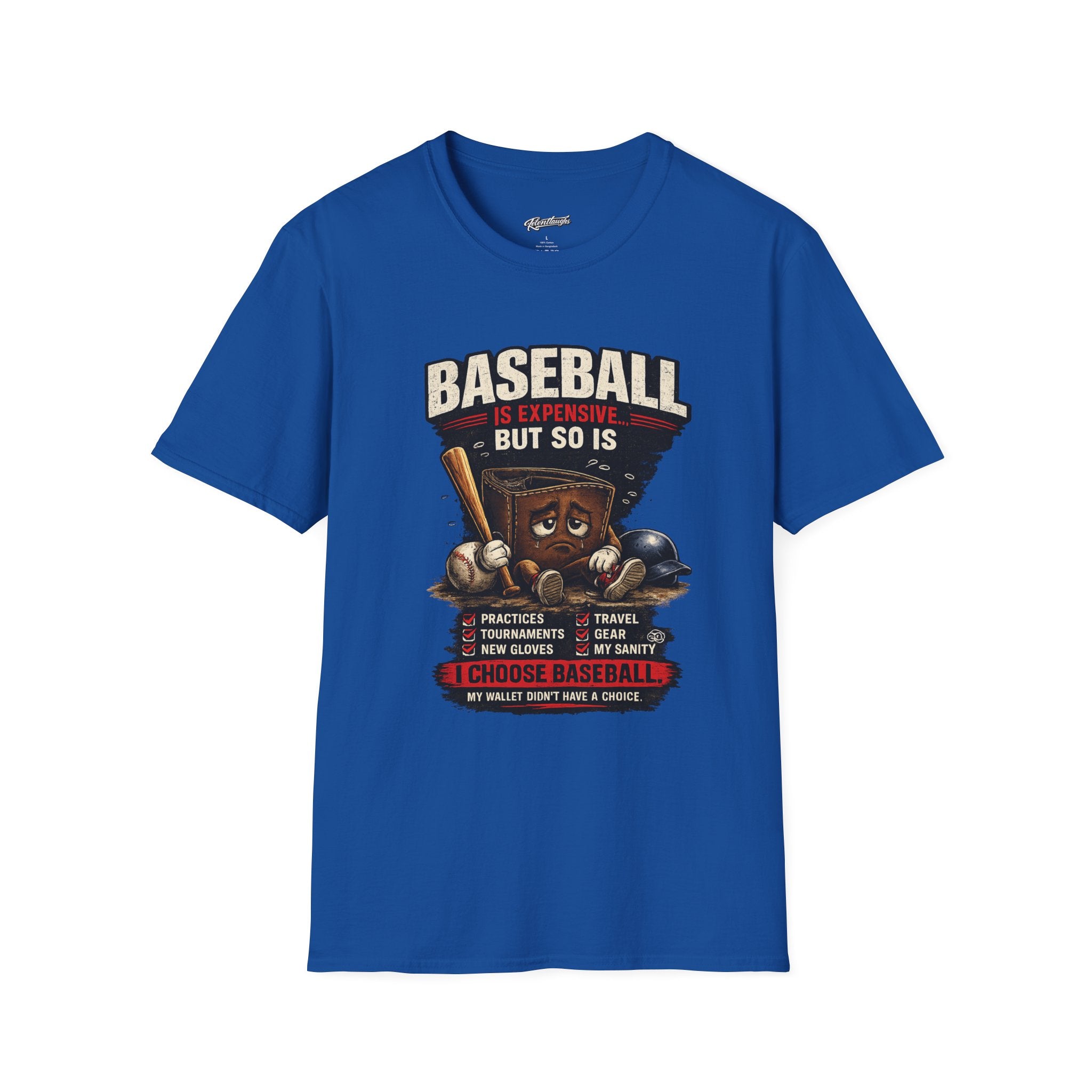 Baseball Is Expensive- My Wallet Didn't Have a Chance — Funny Baseball T-Shirt