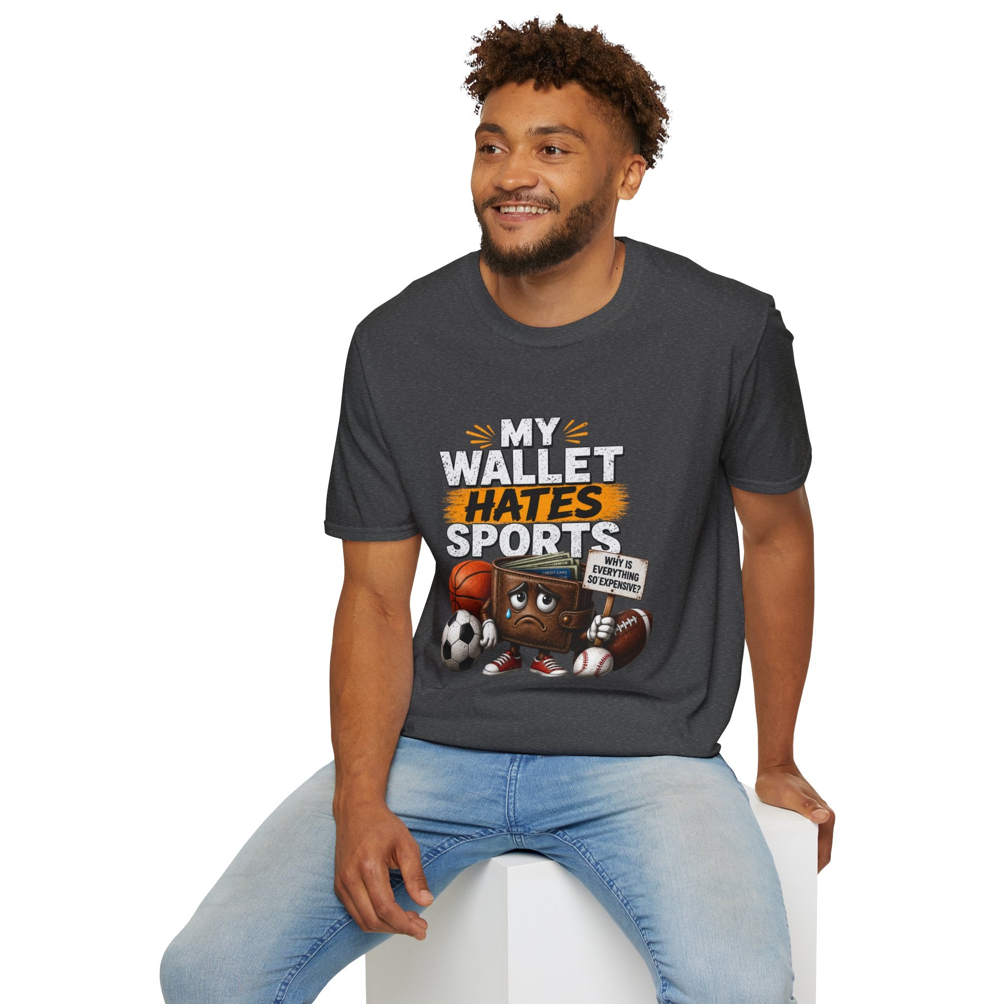 My Wallet Hates Sports T-Shirt — Funny Sports Fan Humor Tee