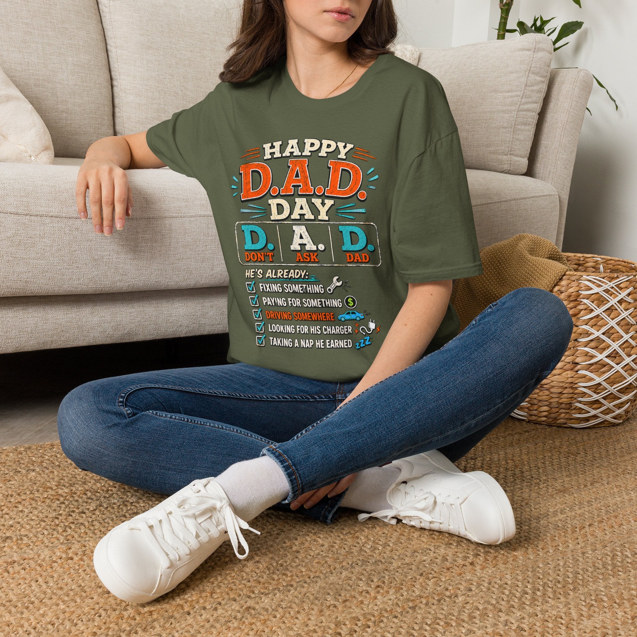 T-Shirt — Happy D.A.D. Day Funny Father’s Day Tee