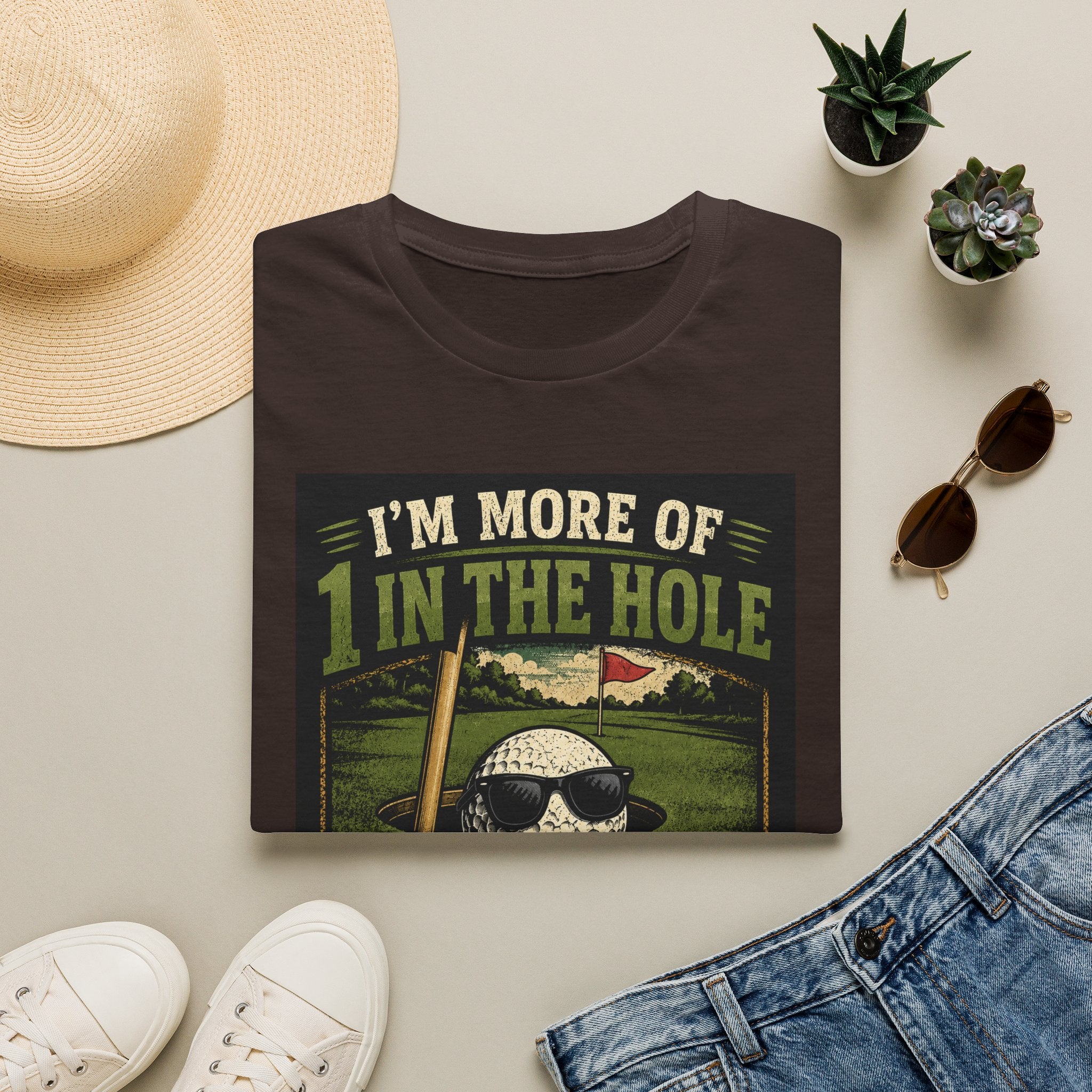 Golf T-Shirt — "Hole-in 1 guy" Funny Tee
