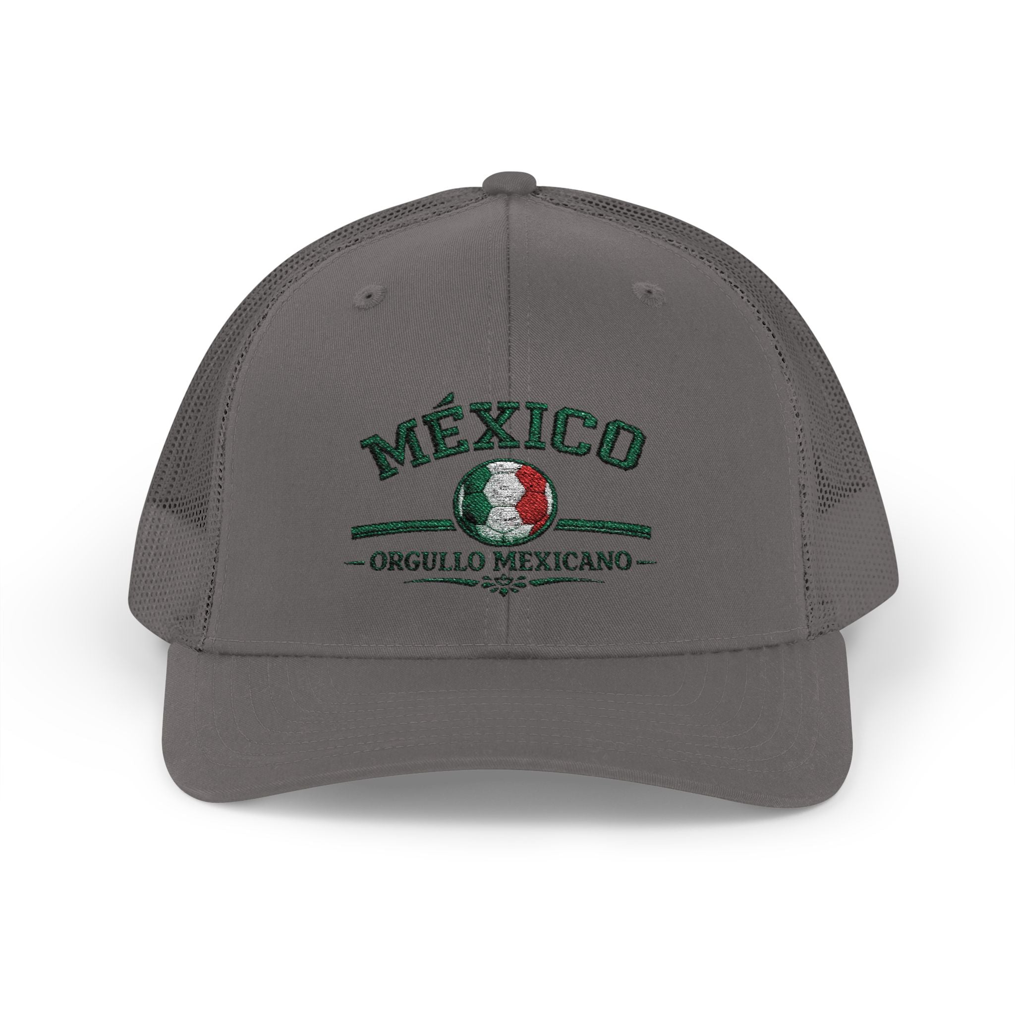 Mexico Soccer Trucker Cap — Vintage Mexican Emblem Snapback Hat