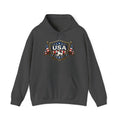 USA Shield Hoodie — American Flag Badge Pullover