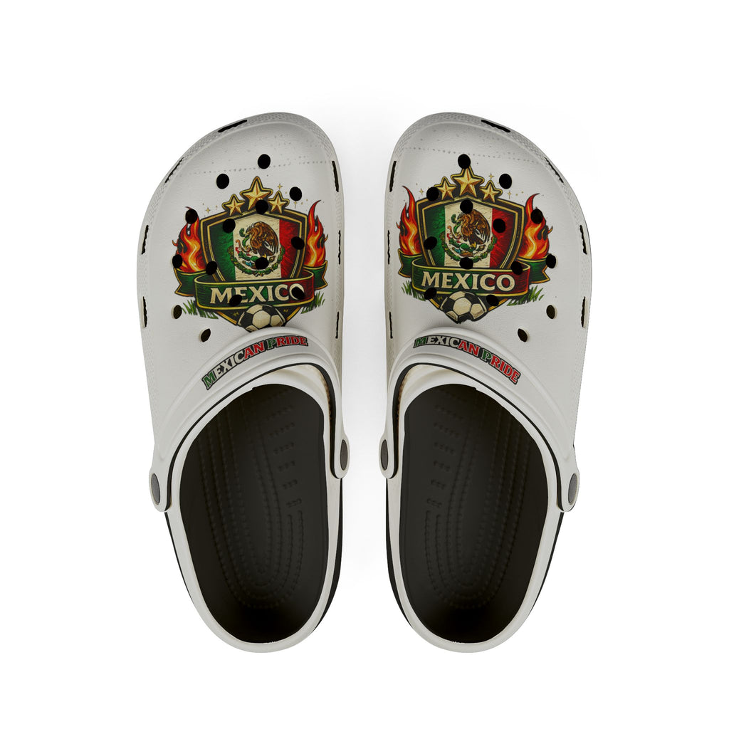 Mexico Soccer Pride Crest EVA Clogs Shoes