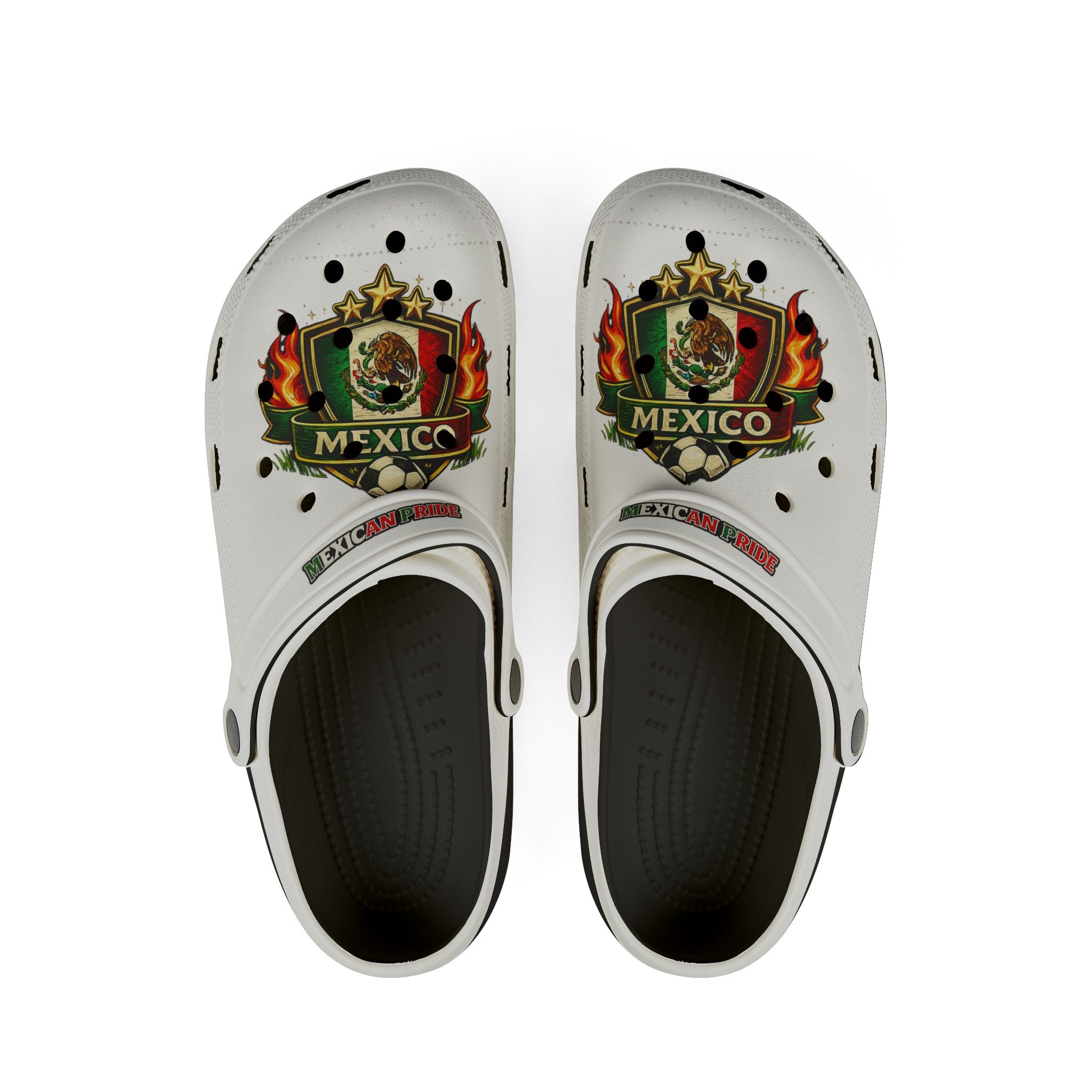 Mexico Soccer Pride Crest EVA Clogs Shoes