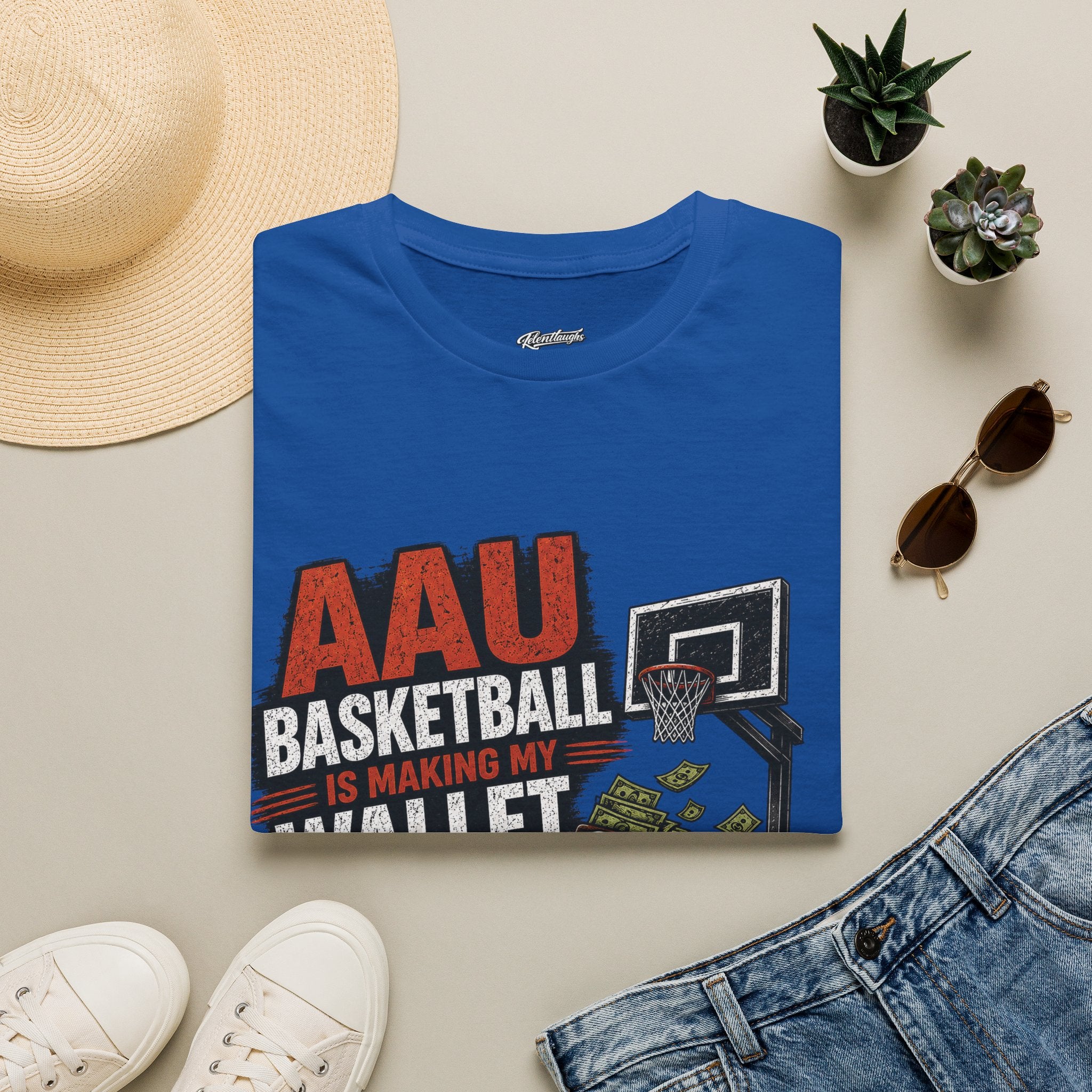 T‑Shirt — AAU BASKETBALL IS MAKING MY WALLET FATIGUED
