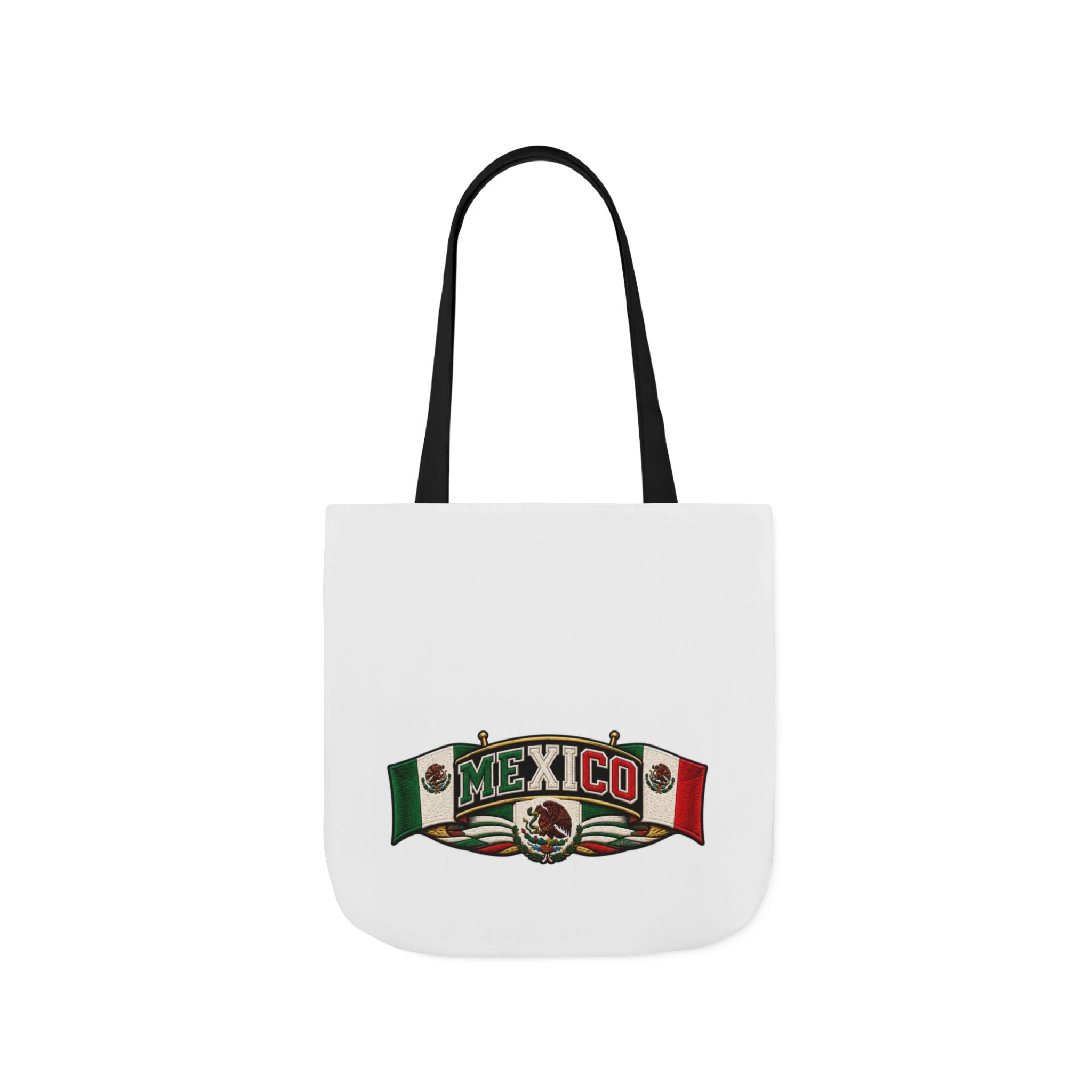 Mexico Flag Retro Canvas Tote