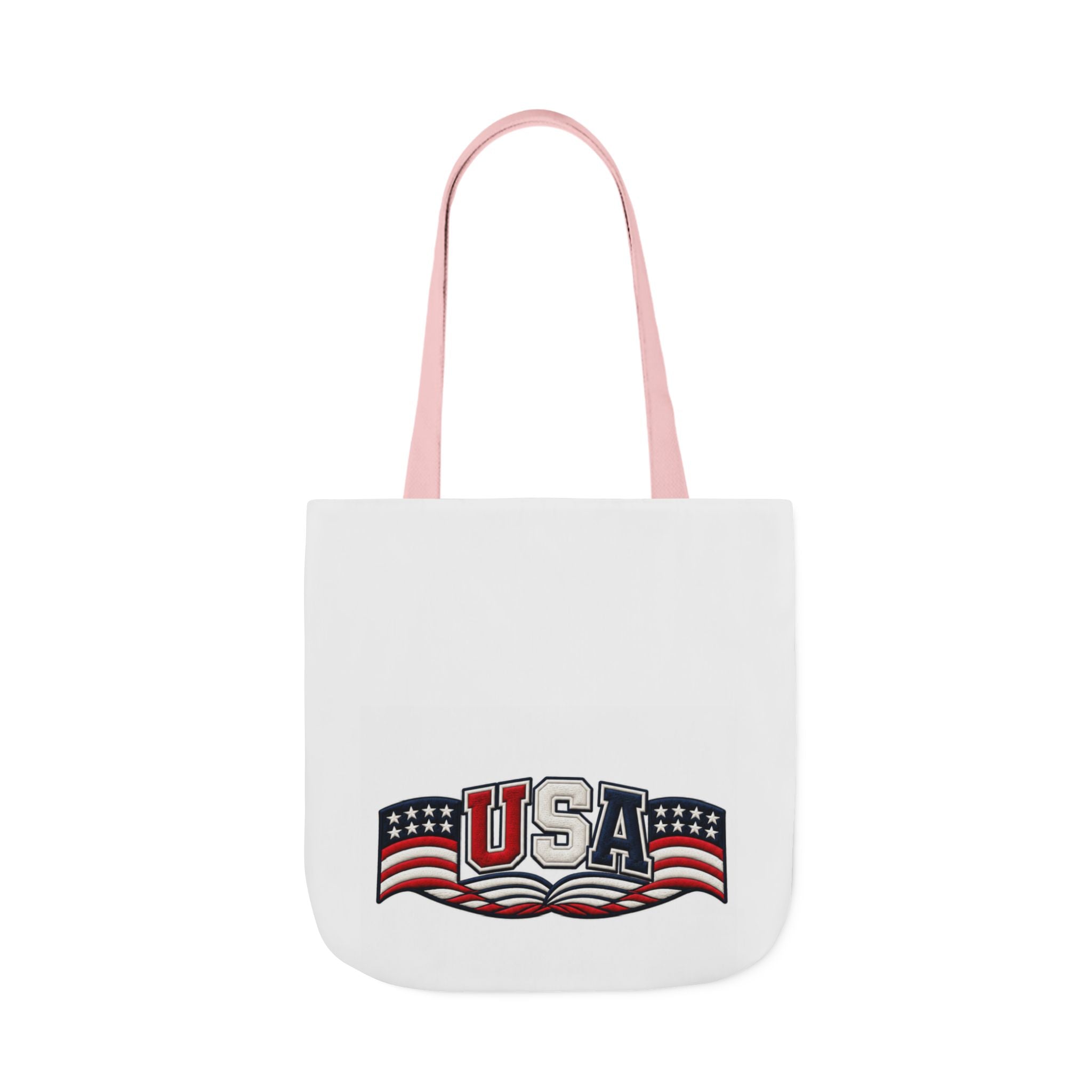 USA Flag Retro Canvas Tote