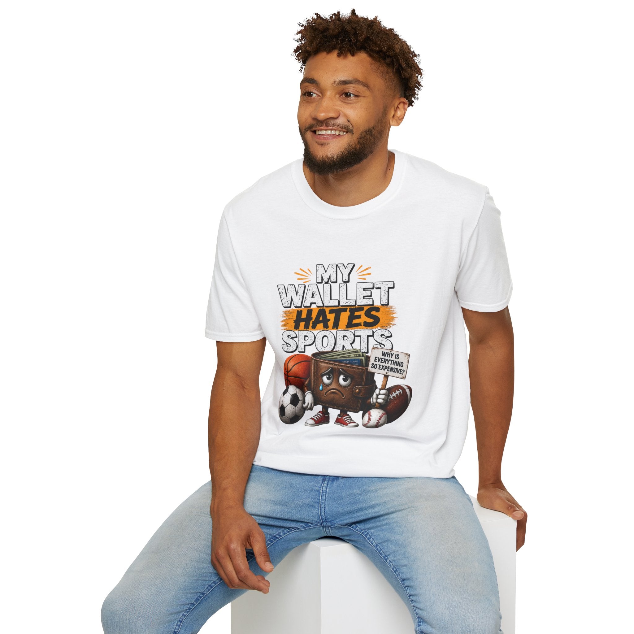 My Wallet Hates Sports T-Shirt — Funny Sports Fan Humor Tee
