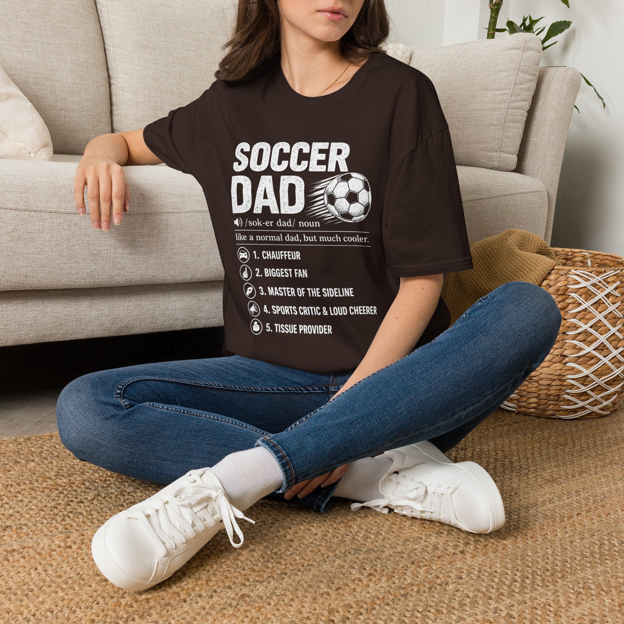 Soccer Dad T-Shirt — Funny Definition Soccer Dad Tee