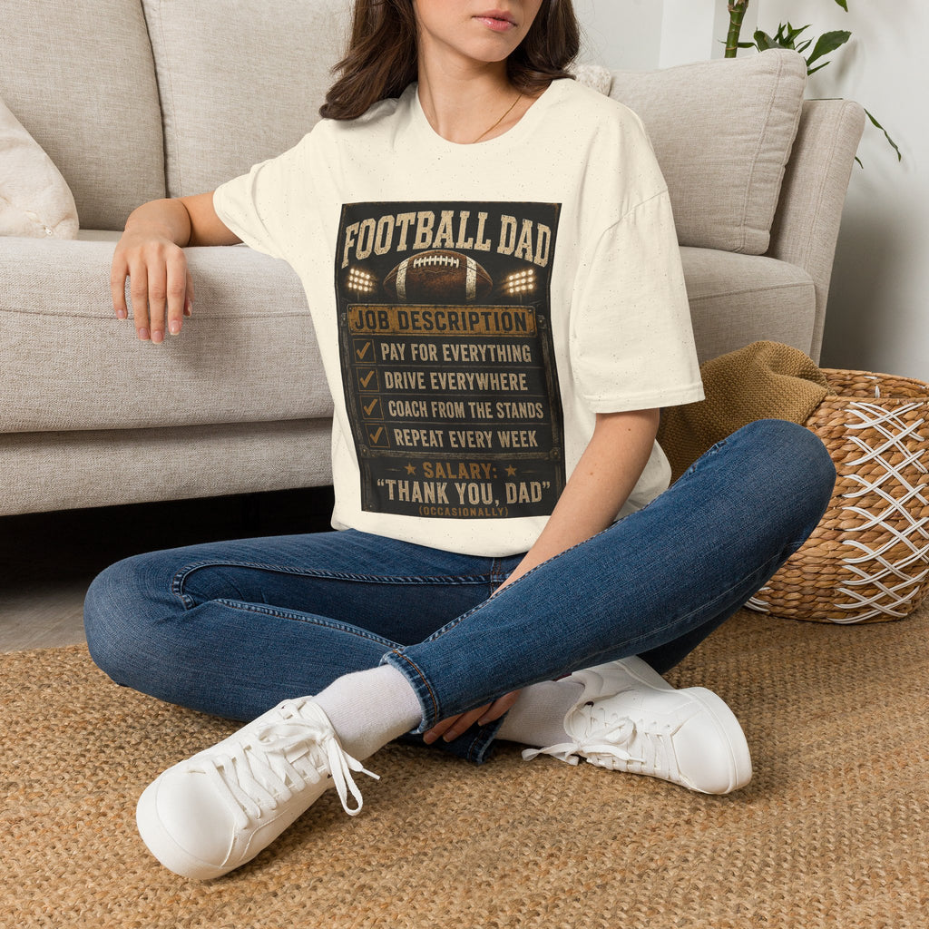 Football Dad T‑Shirt — "Job Description: Pay For Everything" Dad Gift