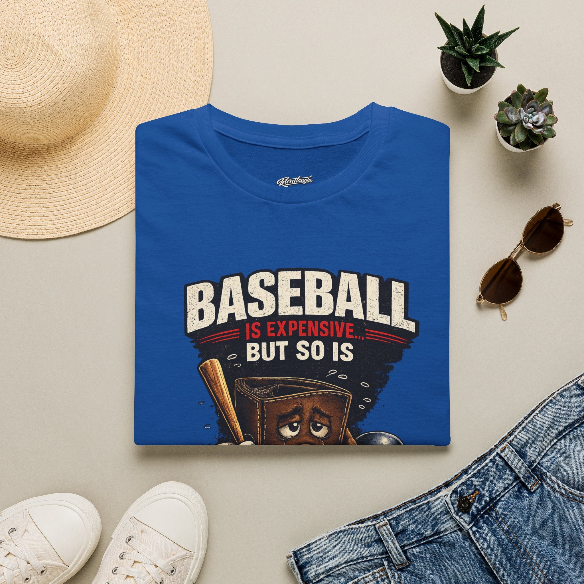 Baseball Is Expensive- My Wallet Didn't Have a Chance — Funny Baseball T-Shirt