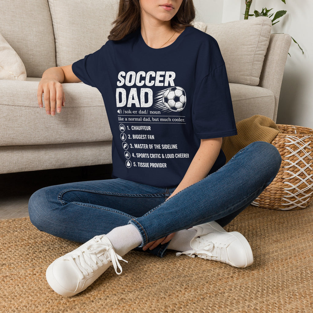 Soccer Dad T-Shirt — Funny Definition Soccer Dad Tee