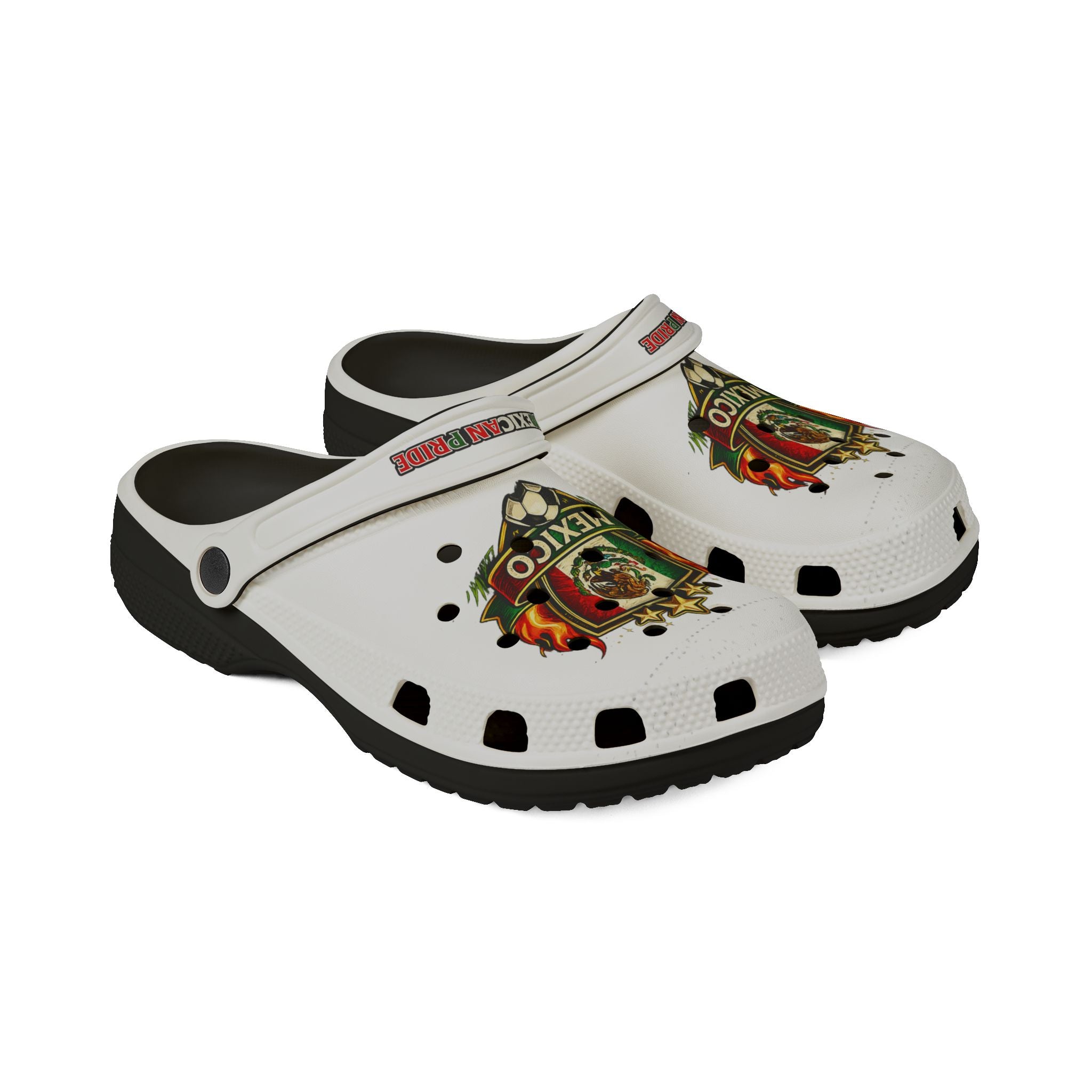 Mexico Soccer Pride Crest EVA Clogs Shoes