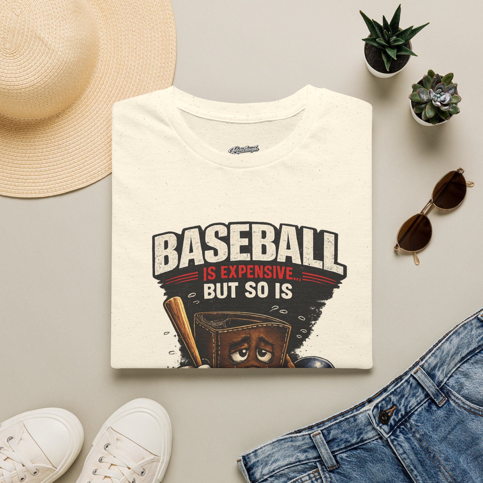 Baseball Is Expensive- My Wallet Didn't Have a Chance — Funny Baseball T-Shirt