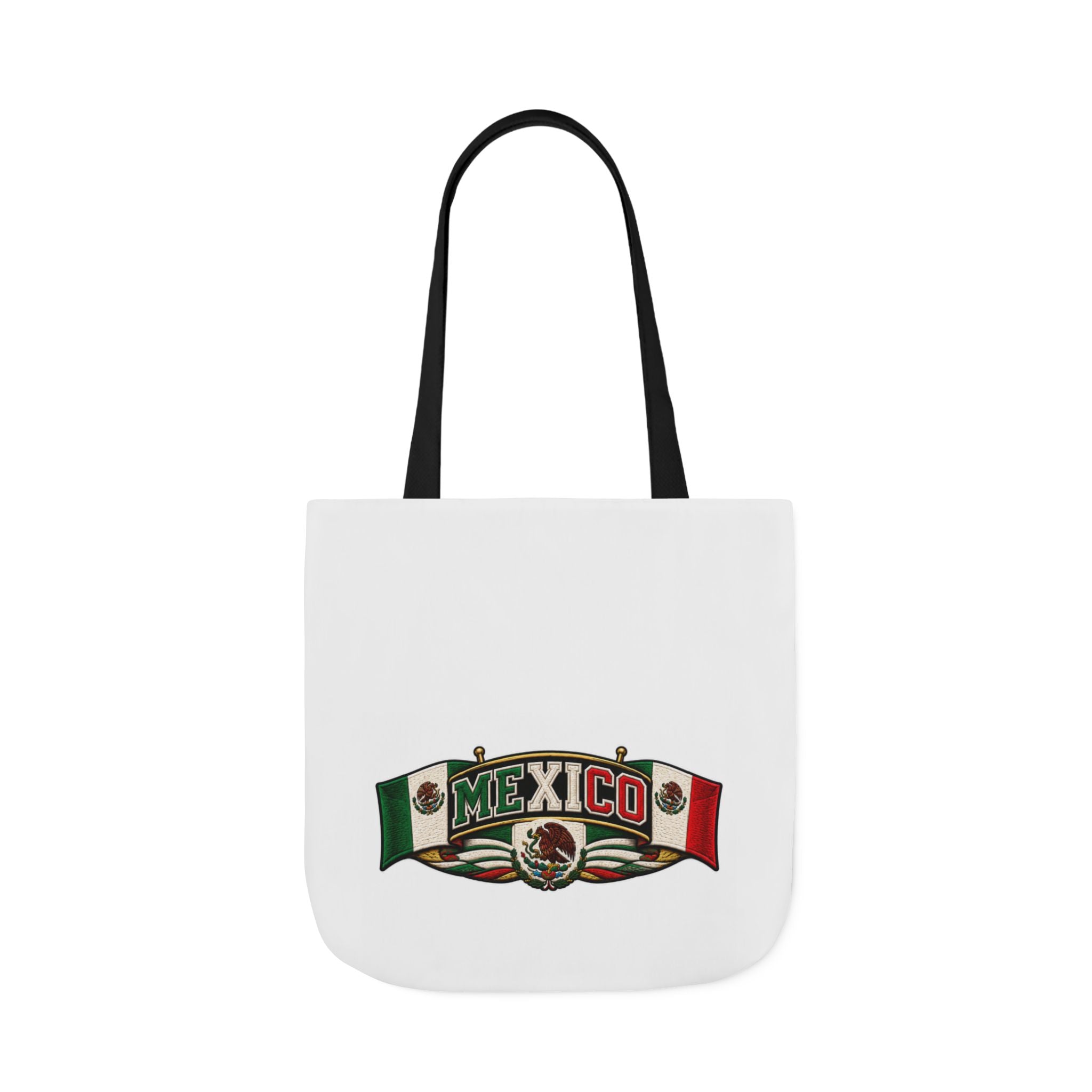 Mexico Flag Retro Canvas Tote