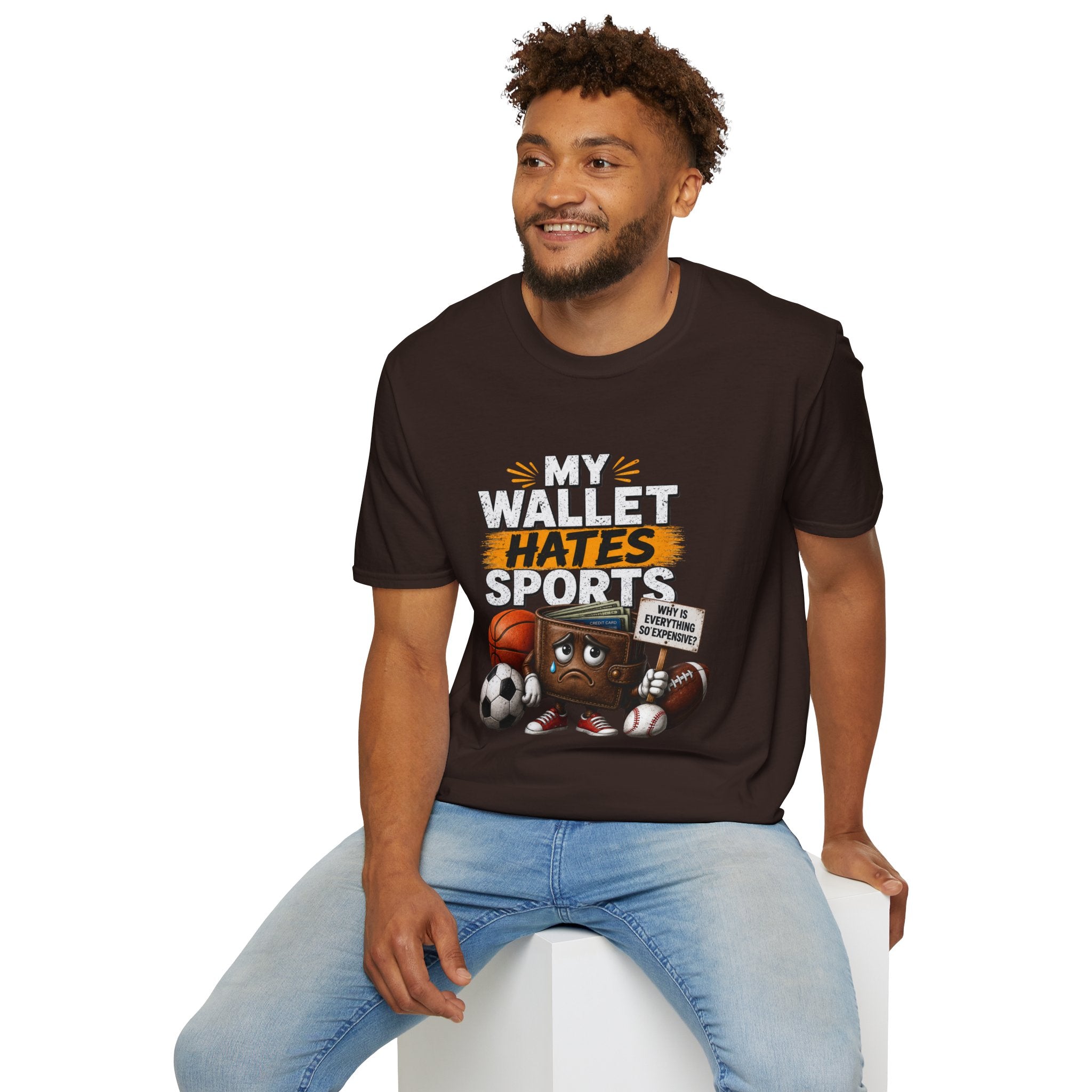 My Wallet Hates Sports T-Shirt — Funny Sports Fan Humor Tee