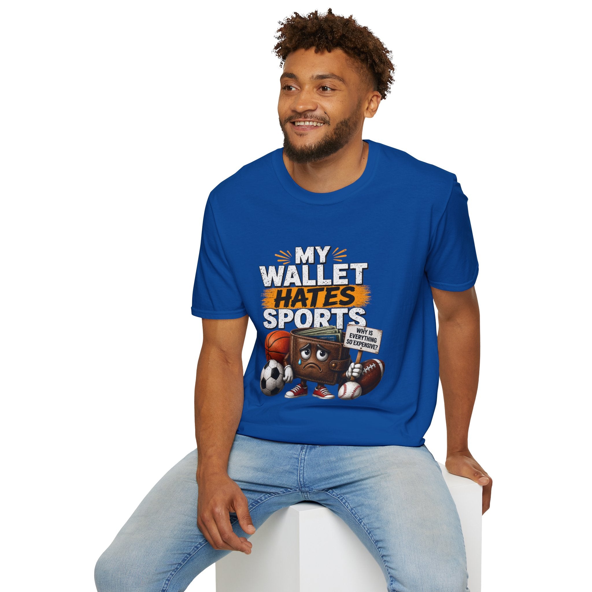 My Wallet Hates Sports T-Shirt — Funny Sports Fan Humor Tee