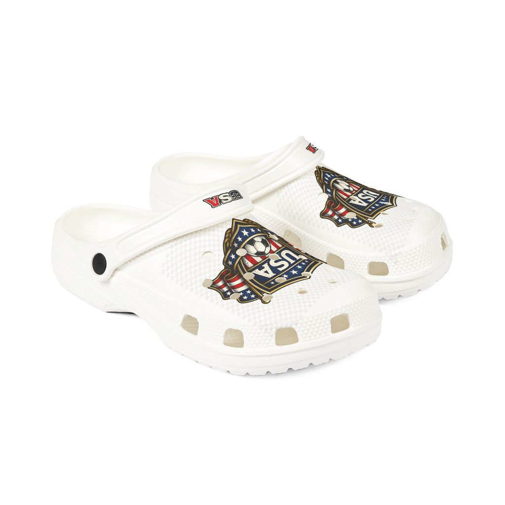 USA Soccer Shield Foam Clogs Shoes