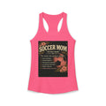 Women's Ideal Racerback Tank-Soccer Mom Tee