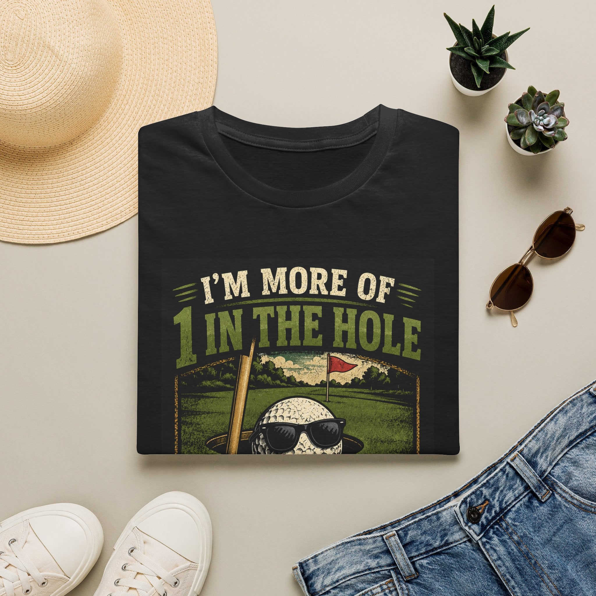 Golf T-Shirt — "Hole-in 1 guy" Funny Tee
