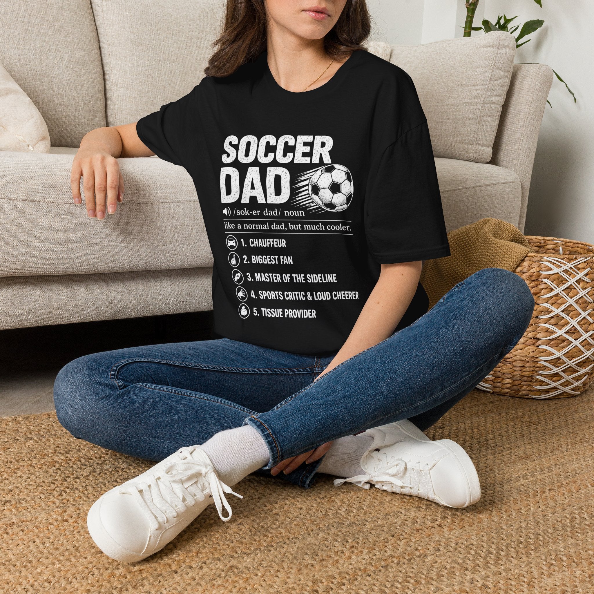Soccer Dad T-Shirt — Funny Definition Soccer Dad Tee
